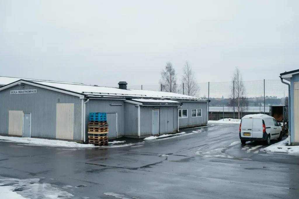 sn r jning av industrifastigheters uppst llningsytor i sickla stockholm